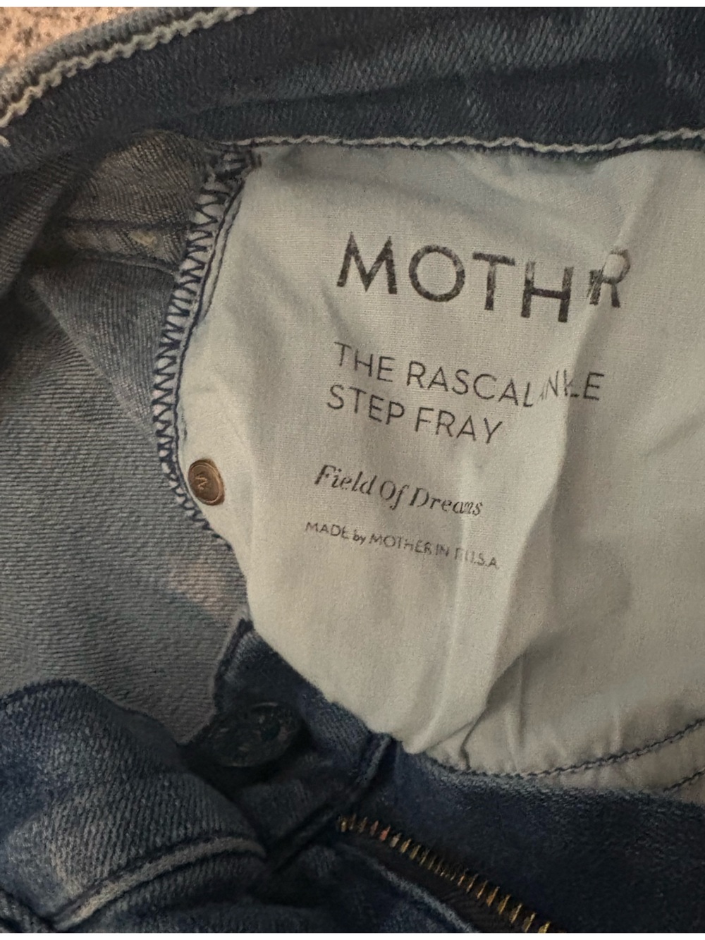 Mother The Rascal Ankle Step Fray jeans size 25 - Picture 4 of 7